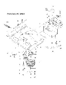 Engine Plate Diagram and Parts List for EZC4824BF (966047501)(2010-05) Husqvarna Lawn Tractor