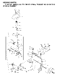 Steering Diagram and Parts List for YTH1746A (954567055)(2000-11) Husqvarna Lawn Tractor