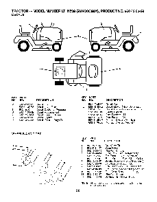 Wheels And Tires Diagram and Parts List for LTH153896043003801 2007-08 Husqvarna Lawn Tractor