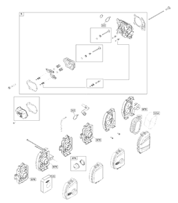 Cylinder Cover Diagram and Parts List for 09P7020011H1 2017-01 Husqvarna Engine