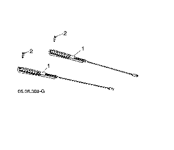 Heated grip Diagram and Parts List for 96193010106  Husqvarna Snow Blower