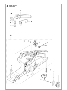 Part Location Diagram of 580733001 Husqvarna Support