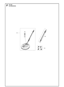 Accessories Diagram and Parts List for PW480 (970468301)(2021-01) Husqvarna Pressure Washer