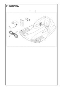 Charging Station Diagram and Parts List for 305 2011-04 Husqvarna Lawn Mower