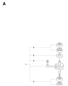 Crankshaft Diagram and Parts List for 326HD60 (X-SERIES)(20090900001-Current) Husqvarna Hedge Trimmer