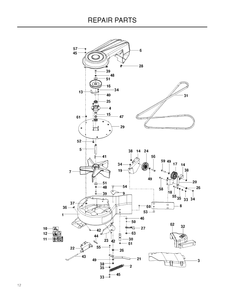 Housing Diagram and Parts List for 966529201 2009-12 Husqvarna Lawn Tractor Accessories