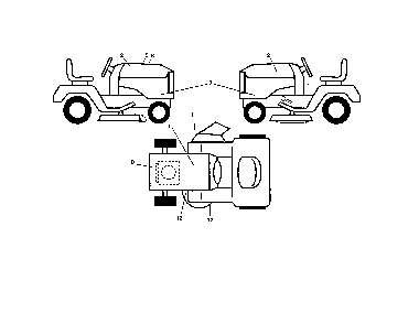 Decals Diagram and Parts List for 917240440  Husqvarna Lawn Tractor