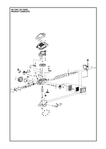 Complete Product Diagram and Parts List for HS139A531450601 HS 139AE 531450801, 531450802 Husqvarna Engine