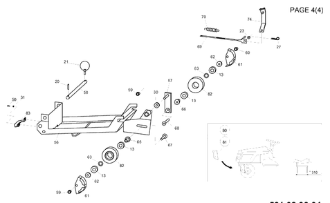 Part Location Diagram of 531021268 Husqvarna Spring