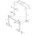 Page D Diagram and Parts List for DTB20 DTB 20 Husqvarna Dethatcher