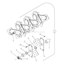 Page E Diagram and Parts List for DT20 DT 20 Husqvarna Dethatcher