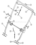 Page D Diagram and Parts List for DT20 DT 20 Husqvarna Dethatcher