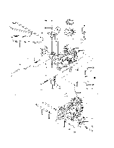 Hydraulic pump - motor Diagram and Parts List for 967303601-00  Husqvarna Lawn Mower