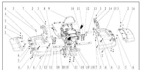 Part Location Diagram of 590369901 Husqvarna Bracket