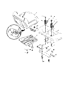 Seat Diagram and Parts List for 96045004700  Husqvarna Lawn Tractor