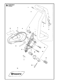 Part Location Diagram of 5864261-01 Husqvarna Bracket