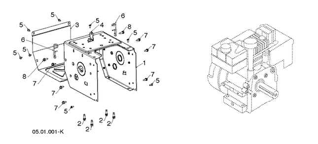 Part Location Diagram of 596958903 Husqvarna Engine