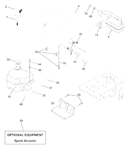 Engine Diagram and Parts List for YTH1542 (954567048-B)(2001-01) Husqvarna Lawn Tractor