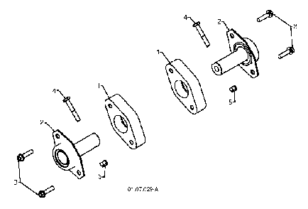 Auger Housing And Impeller Diagram and Parts List for 11527SB96193006400 2010-06 Husqvarna Snow Blower