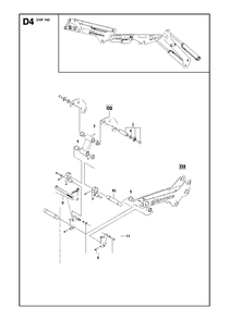 Tools Diagram and Parts List for DXR140 (1 & Above)(2013-08) Husqvarna Demolition Hammer