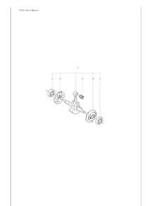 Crankshaft Diagram and Parts List for K760CUT-N-BREAK 2009-11 Husqvarna Table Saw Accessories