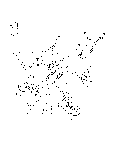 Mower Lift / Deck Lift Diagram and Parts List for GTH260TWIN (96041004501)(2007-10) Husqvarna Lawn Tractor