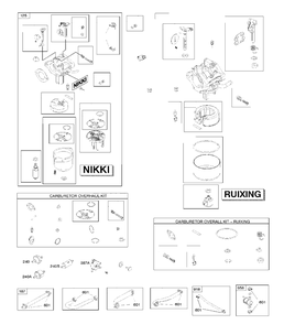 Part Location Diagram of 5822875-97 Husqvarna Carburettor