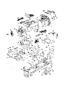 Chassis Diagram and Parts List for 917243820  Husqvarna Lawn Tractor