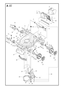 Part Location Diagram of 590560402 Husqvarna Handle Bracket