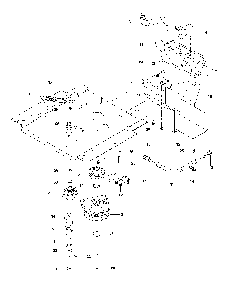 Engine Mounting, Guards And Muffler Diagram and Parts List for RZ46215 (967009805)(2013-11) Husqvarna Lawn Tractor