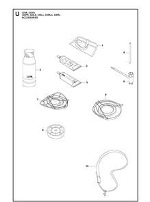 Accessories 3 Diagram and Parts List for 335FR  Husqvarna Brush Cutter