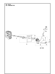 Carburettor Diagram and Parts List for 593230401 2021-01 Husqvarna Engine