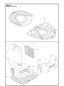 Accessories 2 Diagram and Parts List for 355FXT  Husqvarna Brush Cutter
