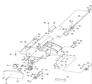Part Location Diagram of 576488501 Husqvarna Frame