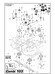 Part Location Diagram of 590749410 Husqvarna Blade