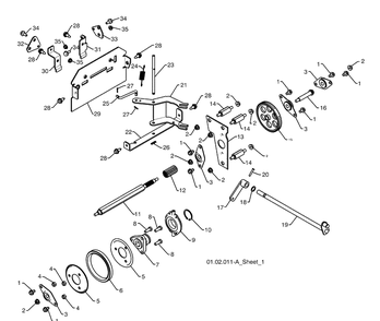 Drive - A Diagram and Parts List for 924SB (96193004500)(2009-06) Husqvarna Snow Blower