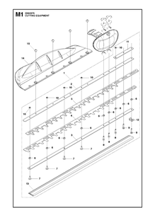 Cutting Equipment 2 Diagram and Parts List for 226HS75S (967279602)(20150400001-Current) Husqvarna Hedge Trimmer