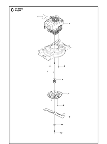 Part Location Diagram of 516043610 Husqvarna Label