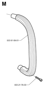Handle Diagram and Parts List for 335XPT 19970500001-19991000000 Husqvarna Chainsaw