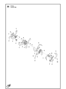Part Location Diagram of 598684202 Husqvarna Bolt