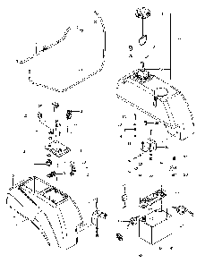 Ignition System Diagram and Parts List for MZ5226BF 966690503-00, 2012-07 Husqvarna Lawn Tractor