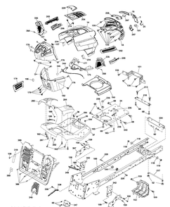 Part Location Diagram of 532447317 Husqvarna Console