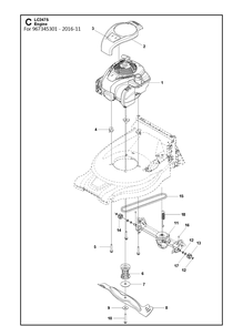 Part Location Diagram of 582362001 Husqvarna Spring