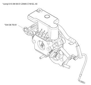 Crab. Diagram and Parts List for 576XP 2009-02 Husqvarna Chainsaw