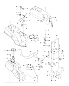Part Location Diagram of 586352601 Husqvarna Harness