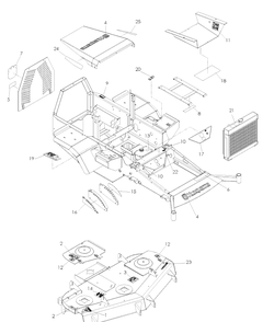 Part Location Diagram of 539110931 Husqvarna DECAL, CONSOLE
