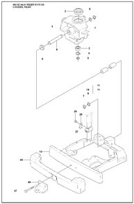Chassis, Rear (Part 1) Diagram and Parts List for R175 2008-05 Husqvarna Lawn Tractor