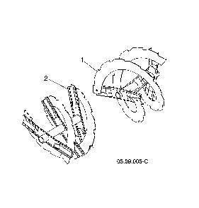 Auger weld Diagram and Parts List for 96193009603  Husqvarna Snow Blower