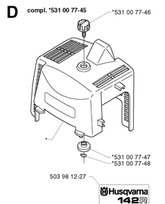 Part Location Diagram of 531007746 Husqvarna 
