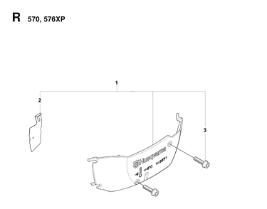 Winter Kit Diagram and Parts List for 576XP-576XPEPA 20083100001-20100100000 Husqvarna Chainsaw